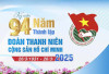 LỄ TRƯỞNG THÀNH ĐOÀN VÀ KẾT NẠP ĐOÀN VIÊN MỚI CHÀO MỪNG "94 NĂM NGÀY THÀNH LẬP ĐOÀN TNCS HỒ CHÍ MINH"